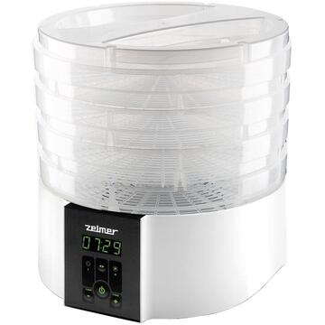 Deshidrator Dryer for mushrooms, vegetables and fruits Zelmer ZFD2350W (520W; white color)