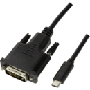 LOGILINK - USB 3.2 Gen 1x1 USB-C™ M to DVI Cable, 3m