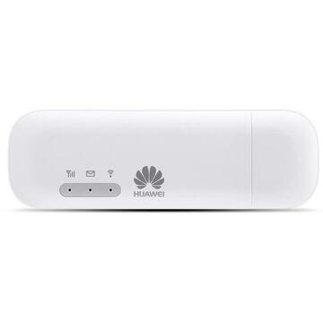Router wireless mobil 4G Huawei E8372 (3G, 4G, HSDPA, LTE, UMTS; white color)