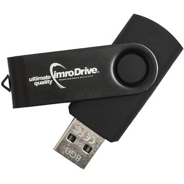 Memorie USB Pen drive IMRO AXIS/8G USB (8GB; USB 2.0; black color)