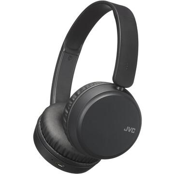 JVC HA-S35BT-A-U, Bluetooth, On-Ear, Microfon, Negru