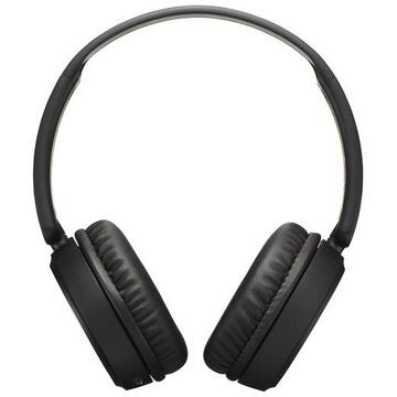 JVC HA-S35BT-A-U, Bluetooth, On-Ear, Microfon, Negru