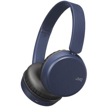 Headphones wireless JVC HA-S35BT-A (on-ear; Bluetooth; YES; blue color