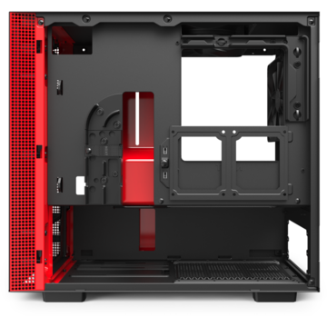 Carcasa Case Mini NZXT H210 Black/Red