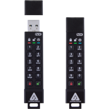 Memorie USB Flash S-USB 3.0 8GB Apricorn SecureKey 3NX