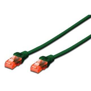 DIGITUS Premium CAT 6 UTP patch cable, Length 5,0m, Color green