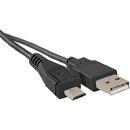Qoltec Cable USB 2.0 Type A male | Micro USB B male | 0.25m