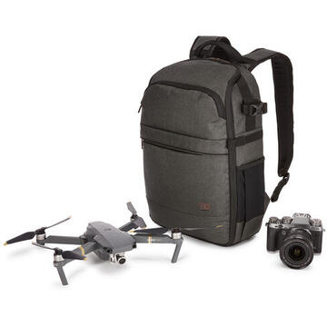 Case Logic Rucsac camera foto/drona, 2 buzunare laterale, spatiu intern, polyester, CEBP-106 OBSIDIAN/3204002