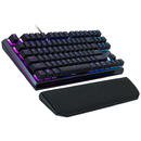 Tastatura TASTATURA mecanica COOLER MASTER. "MK730" w/ Cherry MX BROWN, RGB LED,Negru, USB, Cu fir