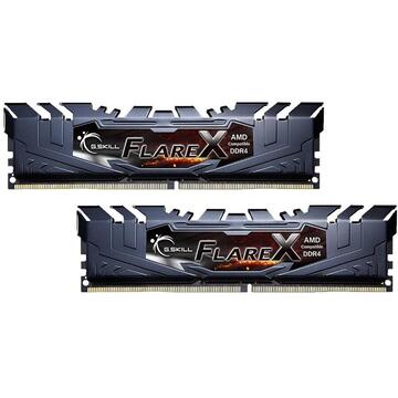 Memorie Memory Set G.SKILL FlareX AMD F4-3200C14D-32GFX (DDR4 DIMM; 2 x 16 GB; 3200 MHz; 14)