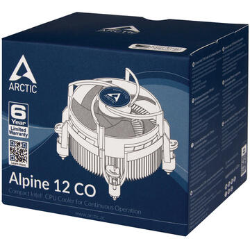 COOLER ARCTIC CPU Intel, "Alpine 12 CO", soc 115x, Al, 100W "ACALP00031A"