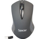 Mouse Spacer SPMO-W12, USB Wireless, Black