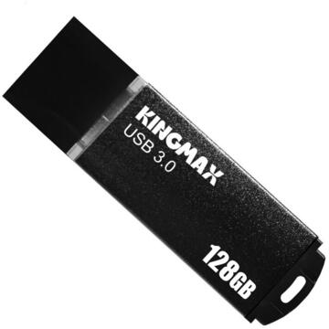 Memorie USB Kingmax 128GB MB-03, compact, aliaj aluminiu, black "KM-MB03-128GB/BK" (include timbru verde 0.01 lei)