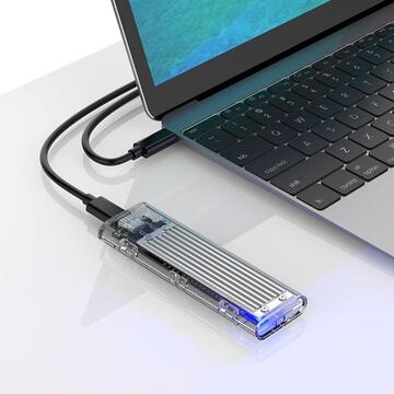 HDD Rack Orico TCM2-C3 USB 3.1 NVMe  M.2 transparent pt.SSD