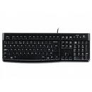 Tastatura Keyboard USB Logitech K120 black, layout Germana