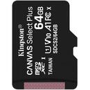 Card memorie Kingston Canvas Select Plus SDCS2/64GBSP (64GB; Class 10, Class A1; Memory card)