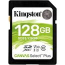 Card memorie Kingston Canvas Select Plus SDS2/128GB (128GB; Class U3, V30; Memory card)