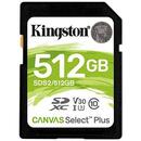 Card memorie Kingston Canvas Select Plus SDS2/512GB (512GB; Class U3, V30; Memory card)