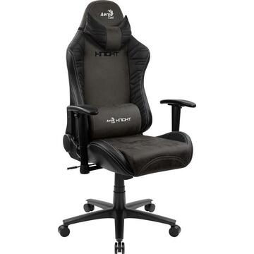Scaun Gaming Aerocool Gaming Chair KNIGHT ( FUZE DUSK ) Negru