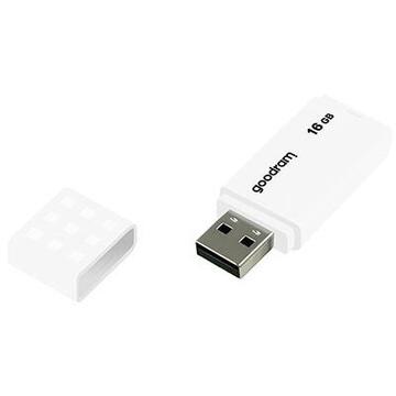 Memorie USB GOODRAM memory USB UME2 16GB USB 2.0 Alb, Citire  20 MB/s, Scriere 5 MB/s