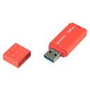 Memorie USB GOODRAM memory USB UME3 128GB USB 3.0 Portocaliu,Citire 60 MB/s, Scriere 20 MB/s