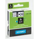 Tape colour DYMO D1 9mmx7m czarny/biały S0720680 (9 mm )