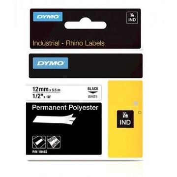 Tape polyester for large quantities DYMO S0718210 (1 pc; 12mm ; white color)