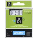 Tape DYMO D1- 9mm x 7m czarny/przezroczysty S0720670 (9 mm )