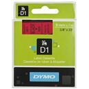 Tape DYMO D1- 9mm x 7m czarny/czerwony S0720720 (9 mm )