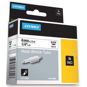 Tube heat shrink DYMO RHINO 6mm X 1.5m żółta 18052 (6mm )