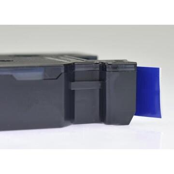 Tape vinyl DYMO RHINO 19mm biała/niebieski 1805417 (19mm )