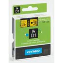 Tape DYMO D1- 12mm x 7m Negru/żółty S0720580 (12mm )