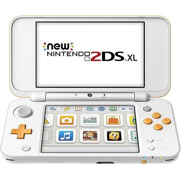 Consola Nintendo 2DS XL white orange