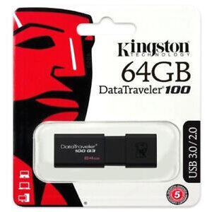 Memorie USB Kingston Memorie USB Data Traveler 100 G3 64GB