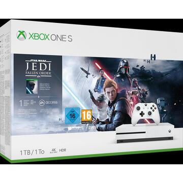 Consola Microsoft Xbox One S 1TB USK 16 incl Jedi Star Wars Fallen Order