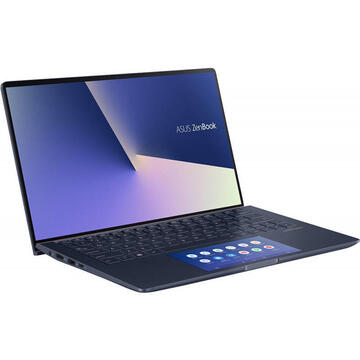Notebook Ultrabook ASUS 13.3'' ZenBook 13 UX334FAC, FHD, cu procesor Intel® Core™ i7-10510U (8M Cache, up to 4.90 GHz), 8GB, 512GB SSD, GMA UHD, Win 10 Pro, Royal Blue