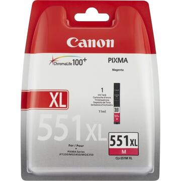 Toner inkjet Canon CLI-551XL Magenta, 11 ml