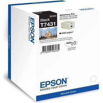 Epson toner laser T7441, negru, 181.1ml