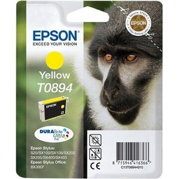 Cerneala Epson T0894 galben DURABrite | 3.5ml | Stylus S20/SX100/SX105/SX200/SX2