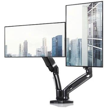 Suport monitor ART Desk Holder on gas spring for 2 monitors LED/LCD 13-27'' L-16GD