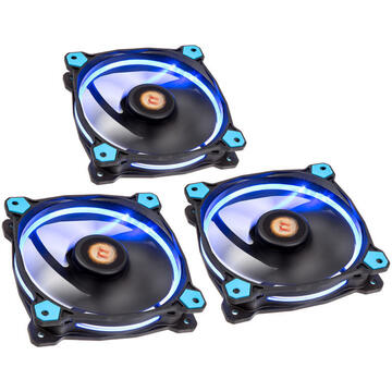 Thermaltake Riing 12 High Static Pressure 120mm Blue LED Three fans pack