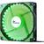 Inter-Tech L-12025 120mm Green LED Fan