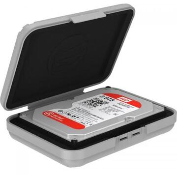 HDD Rack Orico PHX-35 3.5" HDD Carrying Case Gray
