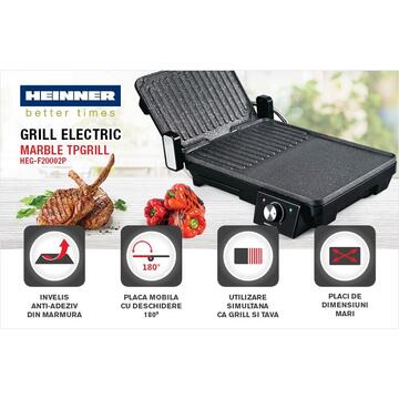 GRILL ELECTRIC HEINNER HEG-F20002P