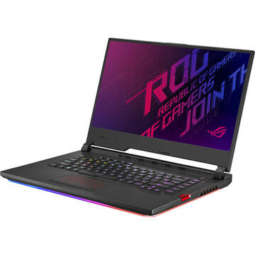 Notebook Asus ROG Strix Hero III G531GV, FHD 144Hz, Procesor Intel® Core™ i7-9750H (12M Cache, up to 4.50 GHz), 8GB DDR4, 512GB SSD, GeForce RTX 2060 6GB, No OS, Black