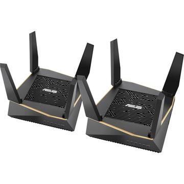 Router wireless Asus RT-AX92U AX6100 Wifi AiMesh System 2-Pk
