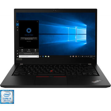 Notebook Lenovo 14'' ThinkPad T490, FHD IPS, Procesor Intel® Core™ i5-8265U (6M Cache, up to 3.90 GHz), 8GB DDR4, 512GB SSD, GMA UHD 620, Win 10 Pro, Black