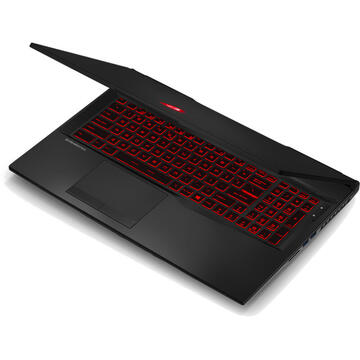 Notebook MSI Gaming 17.3'' GL75 9SE, FHD 120Hz, Procesor Intel® Core™ i7-9750H (12M Cache, up to 4.50 GHz), 8GB DDR4, 512GB SSD, GeForce RTX 2060 6GB, No OS, Black