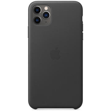 Leather Case Apple iPhone 11 Pro Max Negru