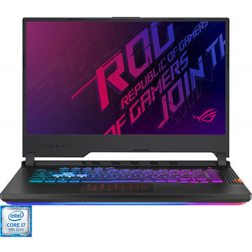 Notebook Asus ROG Strix Hero III G531GW, FHD 240Hz 3ms, Procesor Intel® Core™ i7-9750H (12M Cache, up to 4.50 GHz), 16GB DDR4, 512GB SSD, GeForce RTX 2070 8GB, No OS, Black